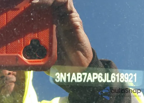 2018 Nissan Sentra Sv из США, поврежденный, VIN 3N1AB7AP6JL618921